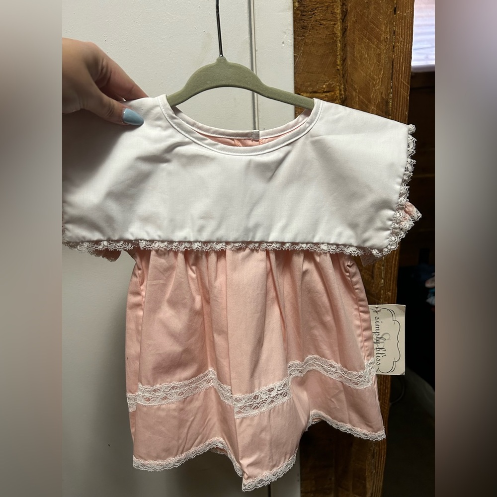 Girls 12 Month Simply Bliss Collard Dress